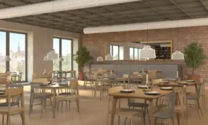 Restoranisaal, mille laes on IBIS kanaliõhujagajad