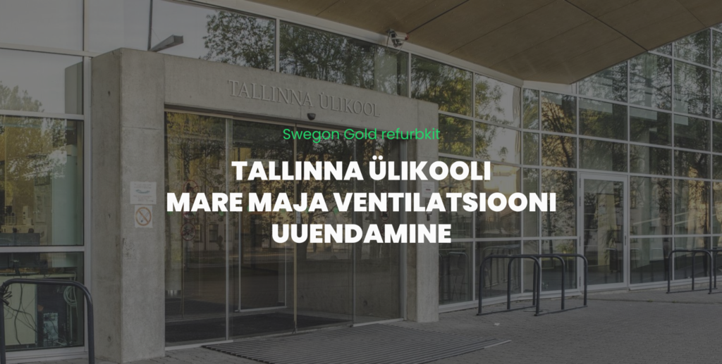 Tallinna Ülikooli Mare maja ventilatsiooniseadmed said uue sisu